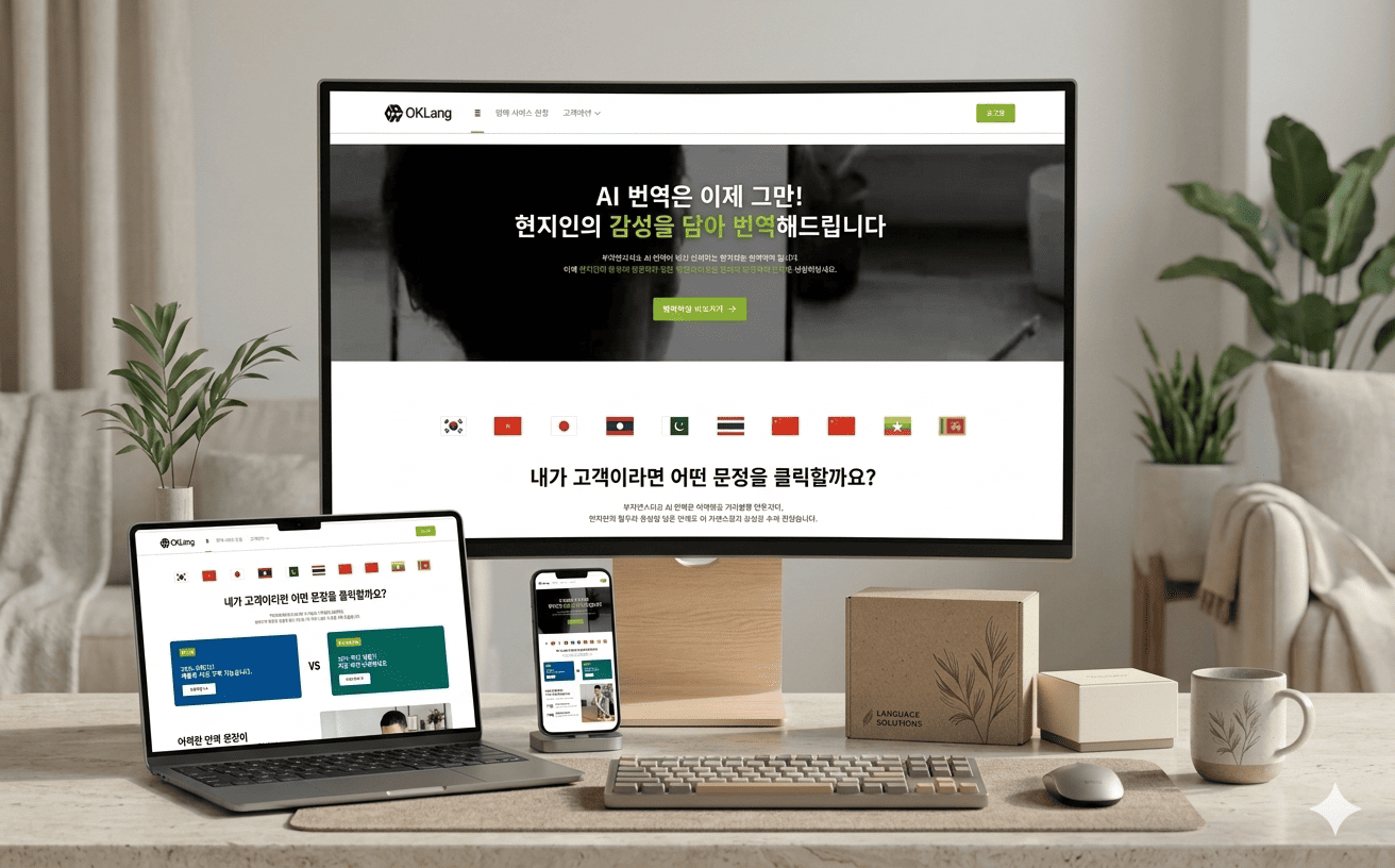 OkLang - 번역 웹 서버스 