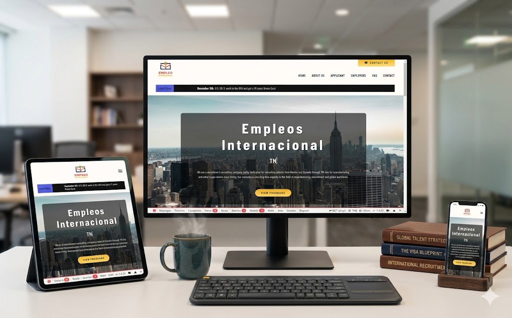 Empleos Internaciona, 비자 발급 웹사이트