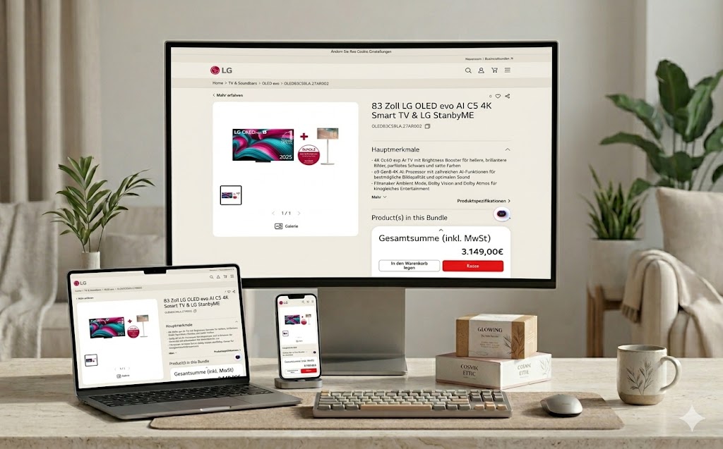 LG전자, 글로벌 이커머스