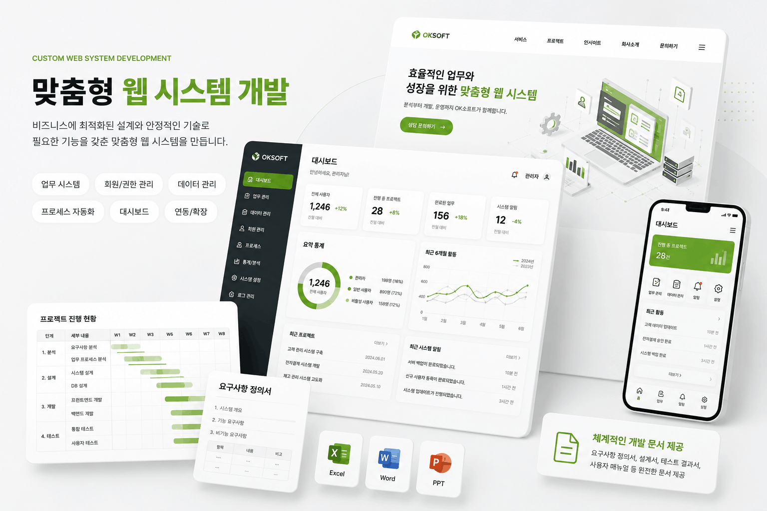 기업 맞춤형 웹 시스템 개발